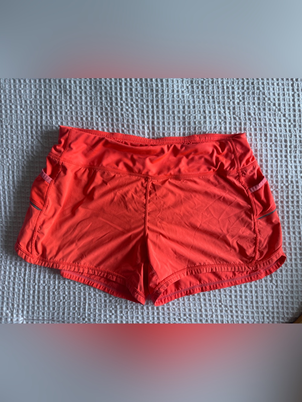 Athleta Orange Lined Running Shorts 🍊 | Size M